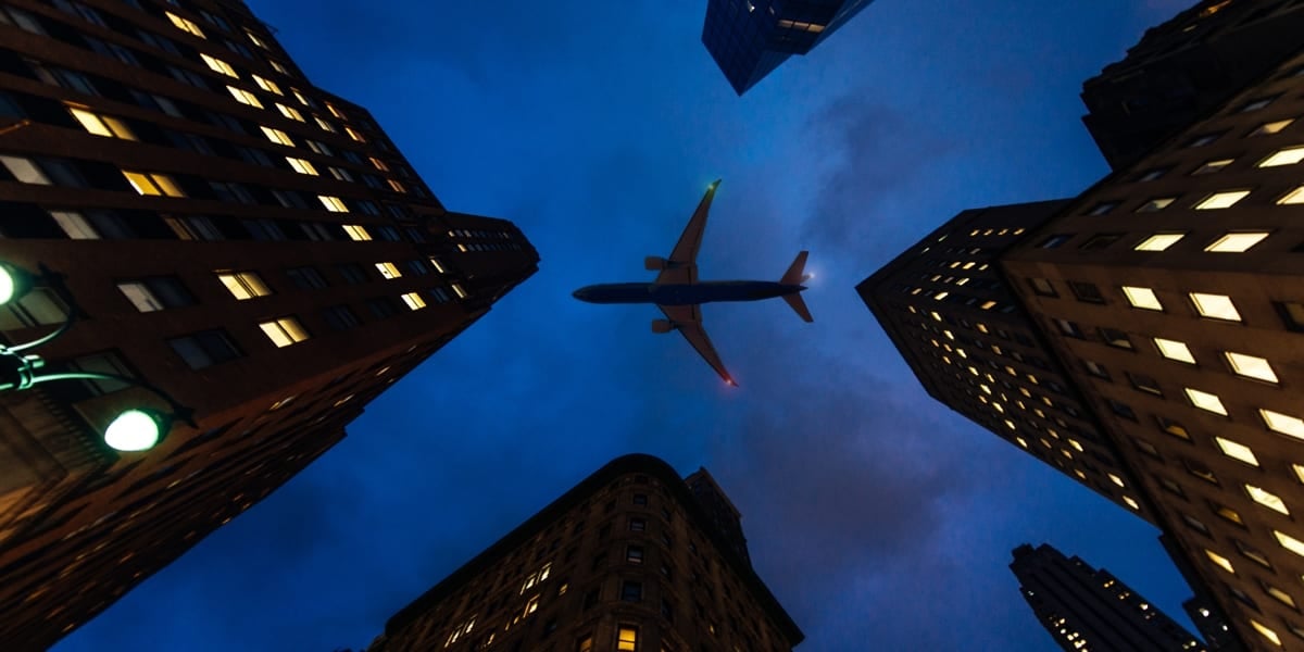 aeroplane flying